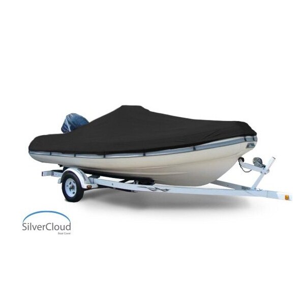 Eevelle Boat Cover INFLATABLE Center Console, Outboard Fits 16ft 6in L up to 90in W Black SCINFCC1690B-BLK - main